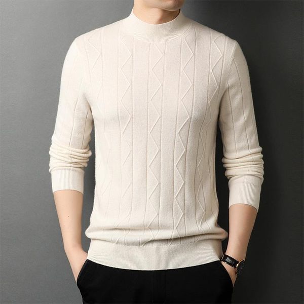men's sweaters 2021 autumn and winter knitted male half turtleneck long sleeve sweater men stripes fashion bottoming shirt zde2021, White;black
men's sweaters 2021 autumn and winter knitted male half turtleneck long sleeve sweater men stripes fashion bottoming shirt zde2021, White;black
