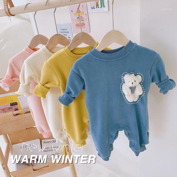 jumpsuits infant baby girls boys winter full sleeve 3d bear casual warm outwear overalls toddler born thicken rompers 0-24m, Blue
jumpsuits infant baby girls boys winter full sleeve 3d bear casual warm outwear overalls toddler born thicken rompers 0-24m, Blue