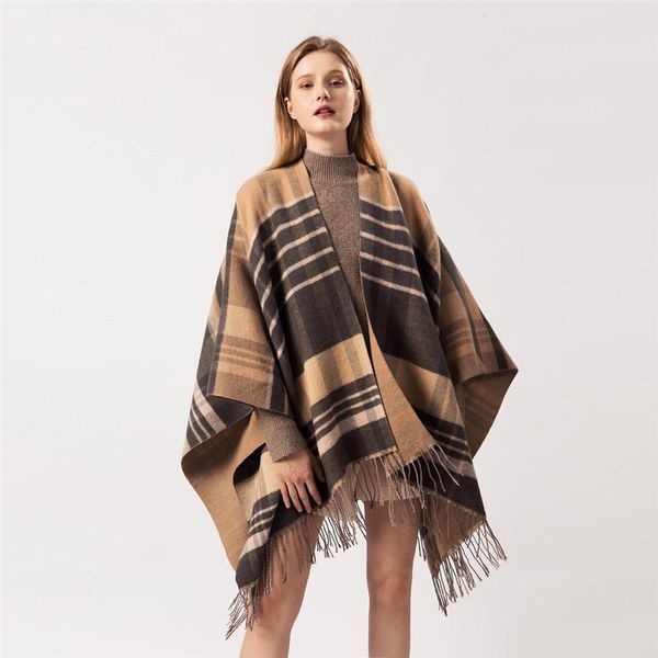 scarves winter warm women scarf fashion tassel plaid pashmina poncho foulard femme female shawl hijab stole, Blue;gray
scarves winter warm women scarf fashion tassel plaid pashmina poncho foulard femme female shawl hijab stole, Blue;gray