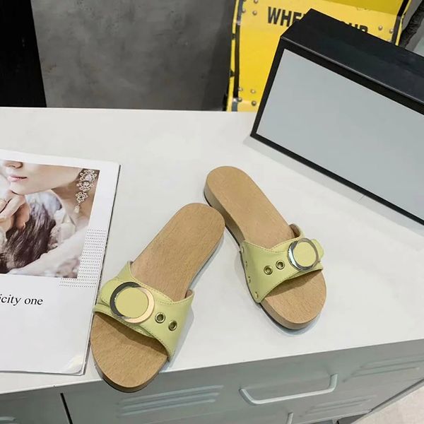 2021 sell well women summer genuine leather sandals beach slide fashion wooden bottom slippers size eu 35-41 with box shoe, Black
2021 sell well women summer genuine leather sandals beach slide fashion wooden bottom slippers size eu 35-41 with box shoe, Black