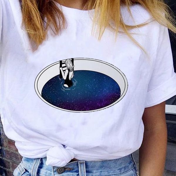 graphic spring summer space funny women trend casual 90s cartoon fashion lady clothes tees print female t shirt, White
graphic spring summer space funny women trend casual 90s cartoon fashion lady clothes tees print female t shirt, White