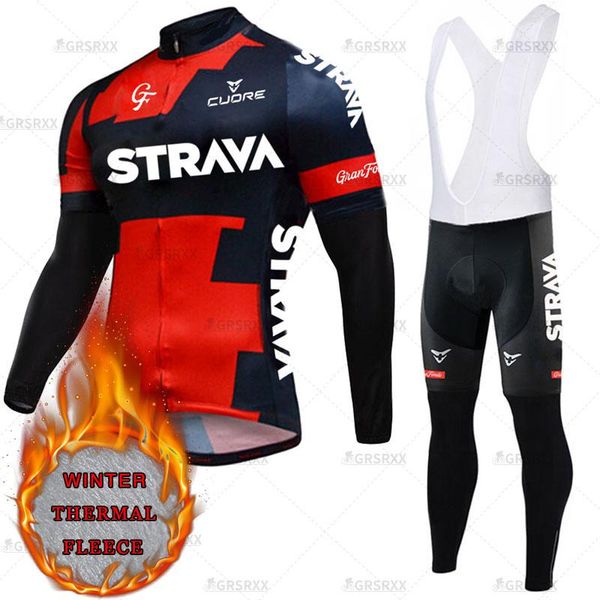 strava winter bicycle set bike cycling team 2021 thermal fleece long sleeve sportswear autumn racing pro jersey suit for men sets, Black;blue
strava winter bicycle set bike cycling team 2021 thermal fleece long sleeve sportswear autumn racing pro jersey suit for men sets, Black;blue