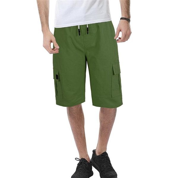 men's shorts 2021 mens fitness casual drawstring short pants men's multi-pocket sports, White;black
men's shorts 2021 mens fitness casual drawstring short pants men's multi-pocket sports, White;black
