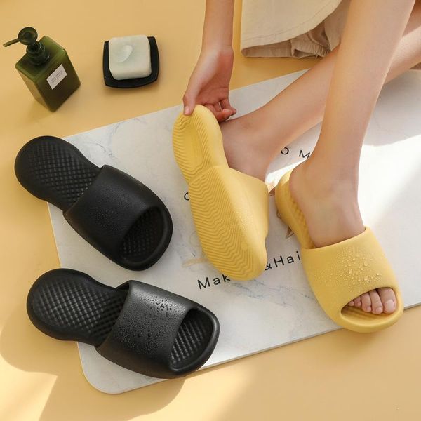 men women couple thicken summer slippers female solid color home indoor shoes serrated edge breathable flip flops, Black
men women couple thicken summer slippers female solid color home indoor shoes serrated edge breathable flip flops, Black