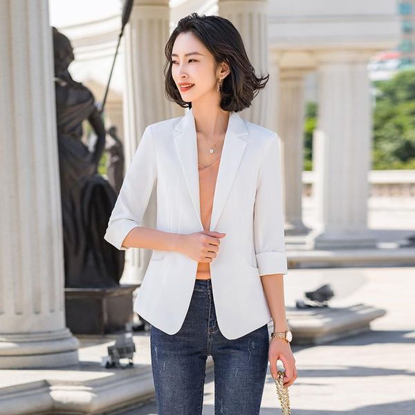 women's suits & blazers 2021 leisure waist temperament commuting solid white one button korean blazer collar short net red coat, White;black
women's suits & blazers 2021 leisure waist temperament commuting solid white one button korean blazer collar short net red coat, White;black