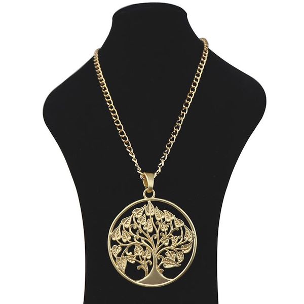 chains magold fashion large abstract metal round hollow tree jewellery pendant necklaces on long link chain lagenlook 34", Silver
chains magold fashion large abstract metal round hollow tree jewellery pendant necklaces on long link chain lagenlook 34", Silver