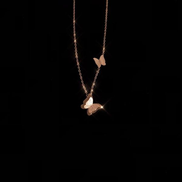 pendant necklaces 2021 fashion korean butterfly stainless steel necklace for women girls minimalist initial female jewelry, Silver
pendant necklaces 2021 fashion korean butterfly stainless steel necklace for women girls minimalist initial female jewelry, Silver