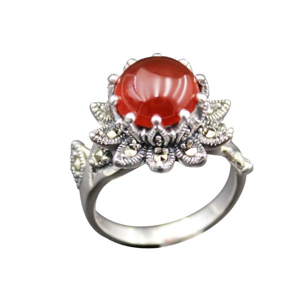 cluster rings jade angel 925 sterling silver 10mm red green black onyx sunflower ring vintage style retro for women anniversary gift, Golden;silver
cluster rings jade angel 925 sterling silver 10mm red green black onyx sunflower ring vintage style retro for women anniversary gift, Golden;silver
