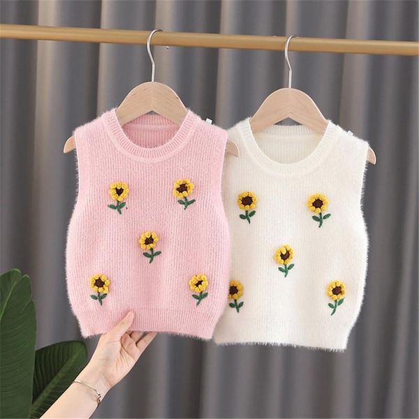 pullover 2021 girls sweater knitting cardigan autumn winter sleeveless vest cute toddler knitwear, Blue
pullover 2021 girls sweater knitting cardigan autumn winter sleeveless vest cute toddler knitwear, Blue