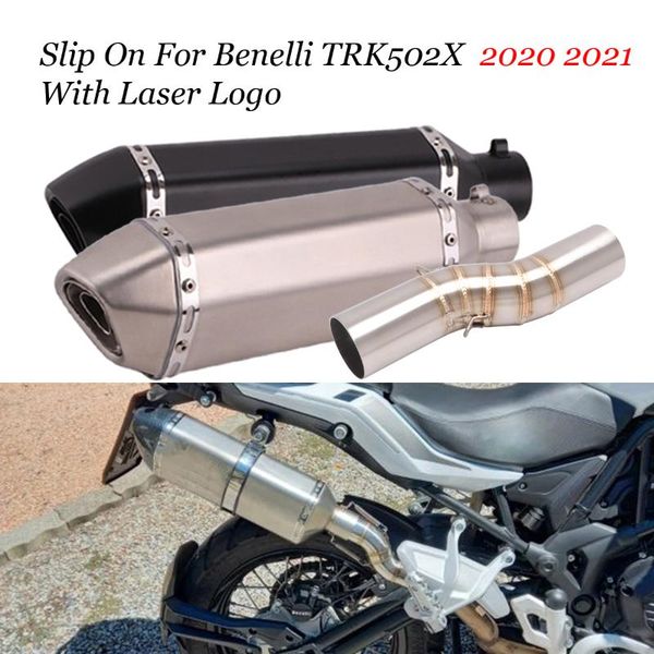 motorcycle exhaust system slip on for benelli trk502x 502x trk 2021 systems modified middle link pipe connection with 51mm muffler
motorcycle exhaust system slip on for benelli trk502x 502x trk 2021 systems modified middle link pipe connection with 51mm muffler