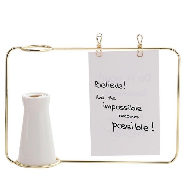 nordic simple golden wrought iron ceramic vase ornaments dried flowers home decoration message holder decore other decor
nordic simple golden wrought iron ceramic vase ornaments dried flowers home decoration message holder decore other decor