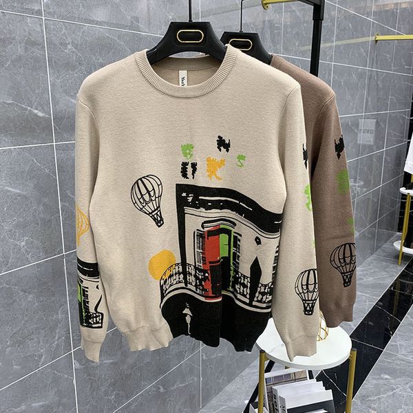 men's sweaters stamped sweater harajuku high street, long sleeve sweater, vintage, mesh-knit hip hop clothes lft9, White;black
men's sweaters stamped sweater harajuku high street, long sleeve sweater, vintage, mesh-knit hip hop clothes lft9, White;black