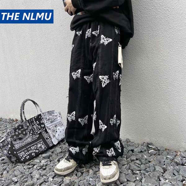 butterfly print jeans men's black harajuku fashion brand hip-hop denim pants straight trousers wy739, Blue
butterfly print jeans men's black harajuku fashion brand hip-hop denim pants straight trousers wy739, Blue