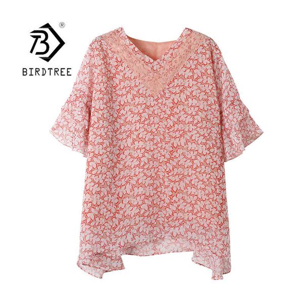lace patchwork chiffon blouses new summer plus size xl-5xl floral printing loose short sleeves oversized ruffled t12801x 210419, White
lace patchwork chiffon blouses new summer plus size xl-5xl floral printing loose short sleeves oversized ruffled t12801x 210419, White