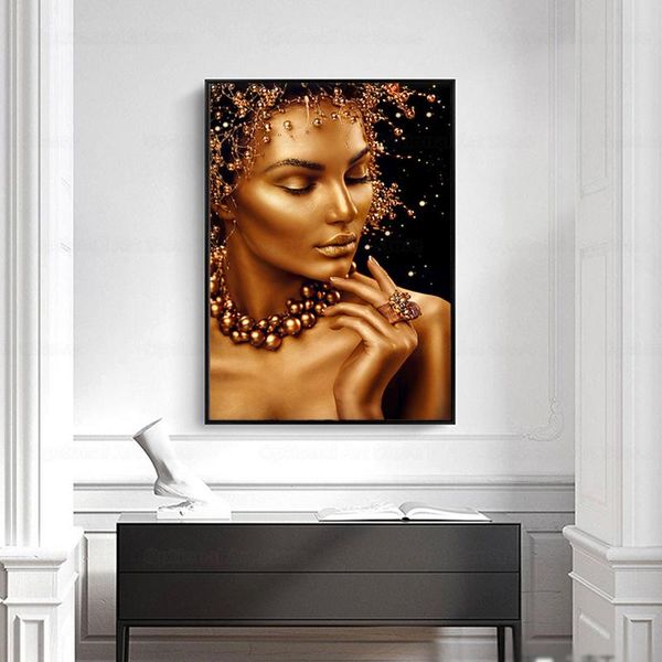 nude african art black and gold woman oil painting on canvas cuadros posters prints wall picture for living room paintings
nude african art black and gold woman oil painting on canvas cuadros posters prints wall picture for living room paintings