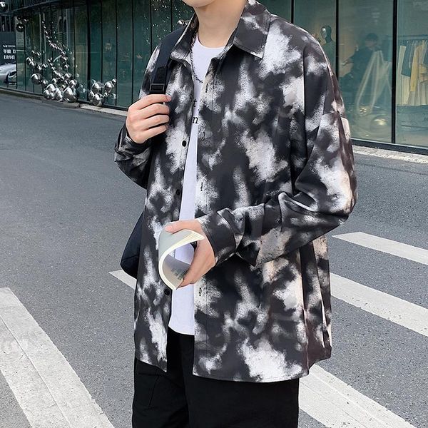men's casual shirts plus size 5xl- japan style loose men long sleeve autumn winter fashion ink printing chemise homme streetwear sale, White;black
men's casual shirts plus size 5xl- japan style loose men long sleeve autumn winter fashion ink printing chemise homme streetwear sale, White;black