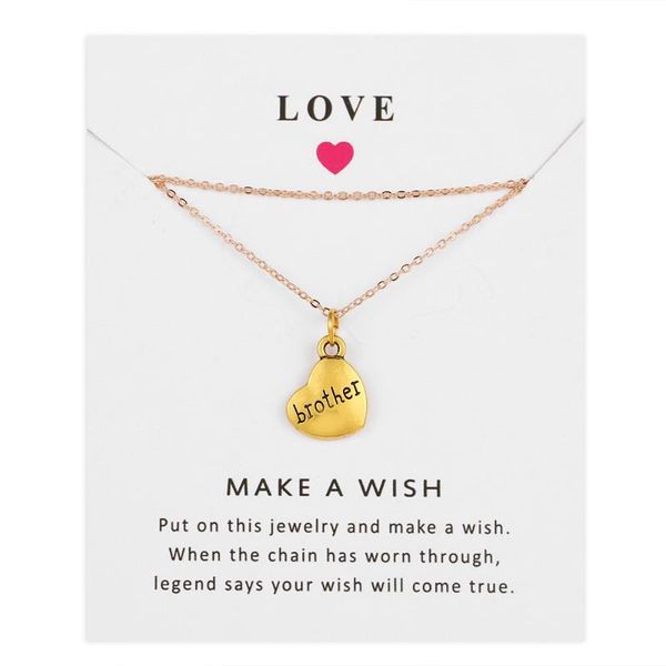 pendant necklaces brother trendy family pendants mom grandma uncle daughter charm fashion jewelry love gift with wish card 1pcs, Silver
pendant necklaces brother trendy family pendants mom grandma uncle daughter charm fashion jewelry love gift with wish card 1pcs, Silver