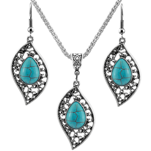 earrings & necklace fyjs unique silver plated leaf shape green turquoises stone pendant drop fashion jewelry sets
earrings & necklace fyjs unique silver plated leaf shape green turquoises stone pendant drop fashion jewelry sets
