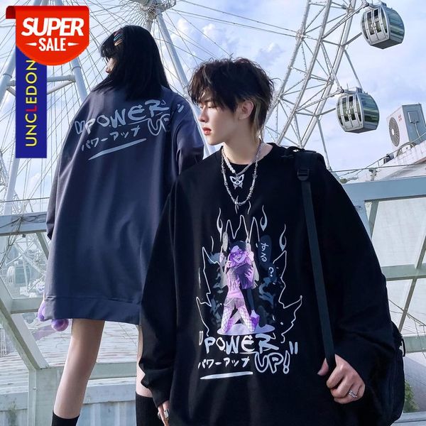 uncledonjm cartoon couple's sweatshirt streetwear t-shirt anime shirt long sleeve woman tshirts harajuku aps-1303 #lv1f, White;black
uncledonjm cartoon couple's sweatshirt streetwear t-shirt anime shirt long sleeve woman tshirts harajuku aps-1303 #lv1f, White;black