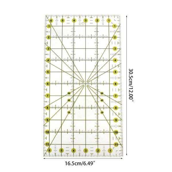 quilting ruler, cut acrylic quilters' ruler with patented double coloured 72xf sewing notions & tools, Black
quilting ruler, cut acrylic quilters' ruler with patented double coloured 72xf sewing notions & tools, Black
