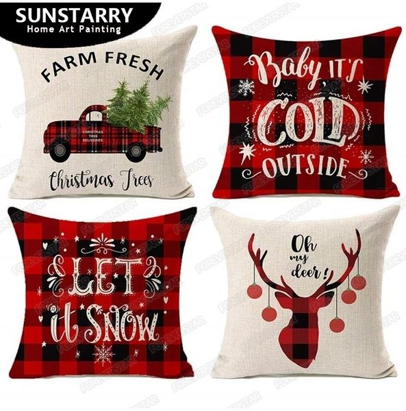 cushion/decorative pillow 2021 creative christmas flax case red plaid holiday sofa cushion cover decor 18 x inch linen
cushion/decorative pillow 2021 creative christmas flax case red plaid holiday sofa cushion cover decor 18 x inch linen