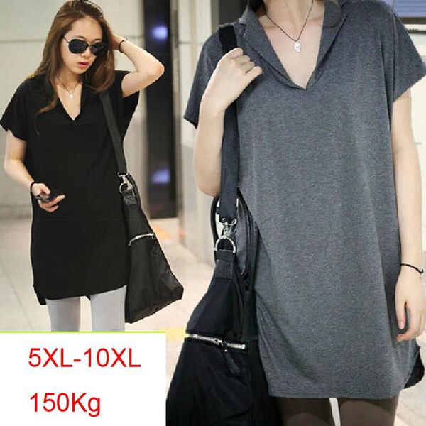 150kg plus size women's summer loose batwing short sleeve long t-shirt bust 156cm 5xl 6xl 7xl 8xl 9xl 10xl v-neck modal top, White
150kg plus size women's summer loose batwing short sleeve long t-shirt bust 156cm 5xl 6xl 7xl 8xl 9xl 10xl v-neck modal top, White