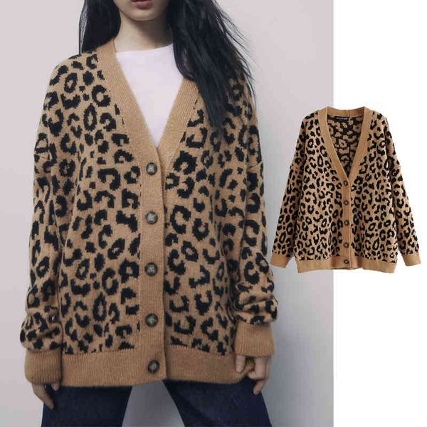women's two piece pants za women autumn leopard knitted sweater winter cardigan sweater long sleeve casual loose knit single breas, White
women's two piece pants za women autumn leopard knitted sweater winter cardigan sweater long sleeve casual loose knit single breas, White
