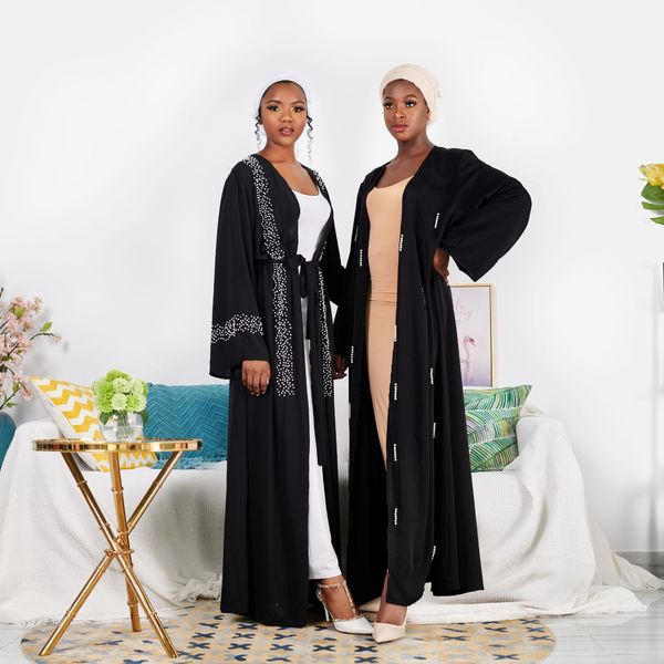 Ramadan Open Abaya Dubai Black Turkey Muslim Fashion Abayas for Women Hijab Dress Islam Clothing Caftan Kaftan Robe Longue Femme
Ramadan Open Abaya Dubai Black Turkey Muslim Fashion Abayas for Women Hijab Dress Islam Clothing Caftan Kaftan Robe Longue Femme