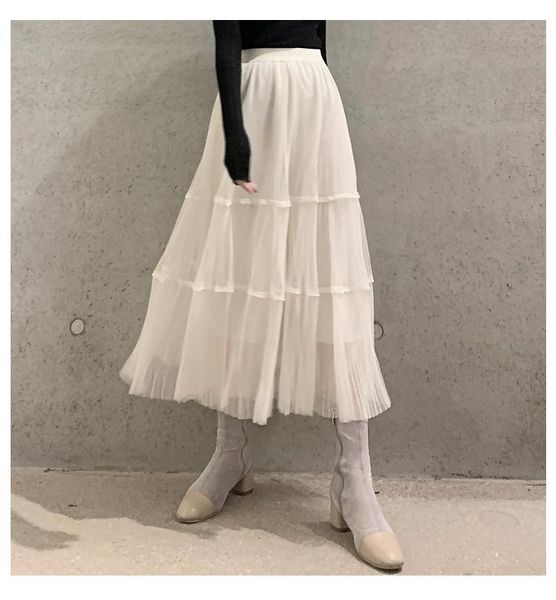 skirts 3 layered women's pleated skirt 2021 spring elastic waist diamonds beaded black mesh tulle long female
skirts 3 layered women's pleated skirt 2021 spring elastic waist diamonds beaded black mesh tulle long female