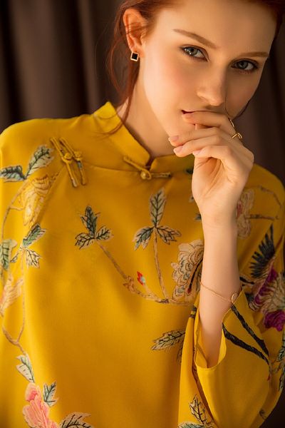 yellow cheongsam women new vintage silk qipao shirts print ethnic literary blouse chinese style clothing women 10375, Red
yellow cheongsam women new vintage silk qipao shirts print ethnic literary blouse chinese style clothing women 10375, Red