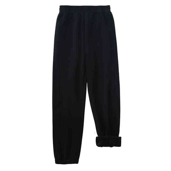 plush sweatpants women's pants loose winter 2021 slim versatile soft legged casual, Black;white
plush sweatpants women's pants loose winter 2021 slim versatile soft legged casual, Black;white