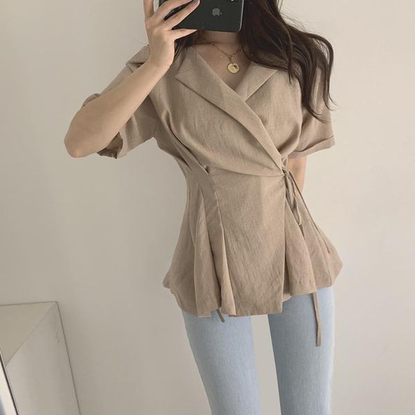 women's blouses & shirts coigarsam shirt womens high waist belt women khaki black white 2763
women's blouses & shirts coigarsam shirt womens high waist belt women khaki black white 2763