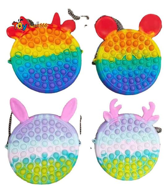 latest rainbow push bubble decompression toy bag shape kids novelty fidget simple sensory toys
latest rainbow push bubble decompression toy bag shape kids novelty fidget simple sensory toys