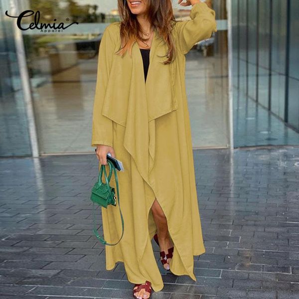 women's trench coats fashion asymmetrical cardigan celmia casual solid long coat ladies kimono sleeve office outwear plus size, Tan;black
women's trench coats fashion asymmetrical cardigan celmia casual solid long coat ladies kimono sleeve office outwear plus size, Tan;black