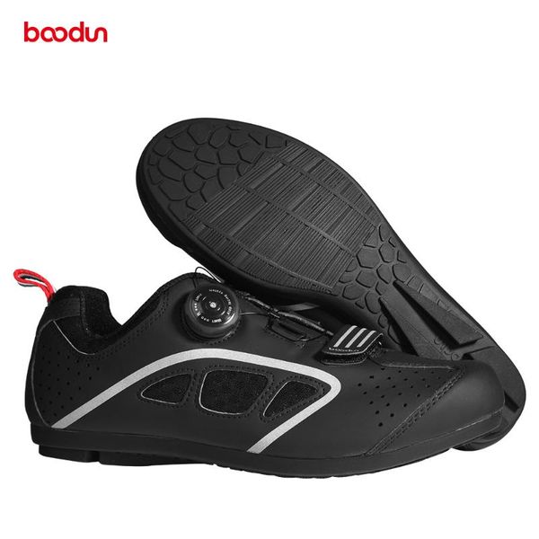 cycling footwear boodun no-lock bicycle shoes men road & mountain bike mtb sneakers with hook loop non-slip rubber sole, Black
cycling footwear boodun no-lock bicycle shoes men road & mountain bike mtb sneakers with hook loop non-slip rubber sole, Black