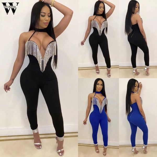 women's jumpsuits & rompers womail jumpsuit women 2021 summer v-neck sleeveless glitter tassel bodysuit slim long party clubwear, Black;white
women's jumpsuits & rompers womail jumpsuit women 2021 summer v-neck sleeveless glitter tassel bodysuit slim long party clubwear, Black;white