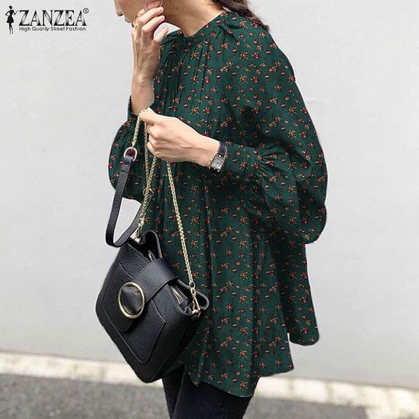 women vintage floral printed blouse zanzea spring puff sleeve casual shirt loose tunic mujer female elegant work ol blusas women's blo, White
women vintage floral printed blouse zanzea spring puff sleeve casual shirt loose tunic mujer female elegant work ol blusas women's blo, White