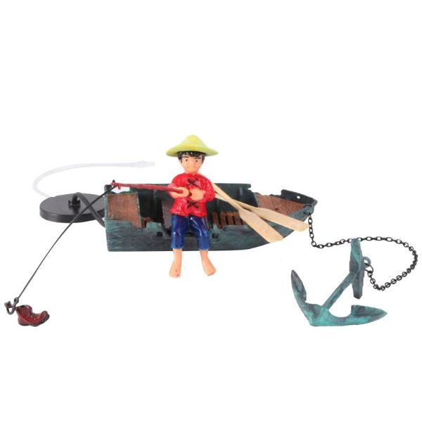 1pc aquarium air pump ornament fish tank adornment landscape fisherman decor decorations
1pc aquarium air pump ornament fish tank adornment landscape fisherman decor decorations