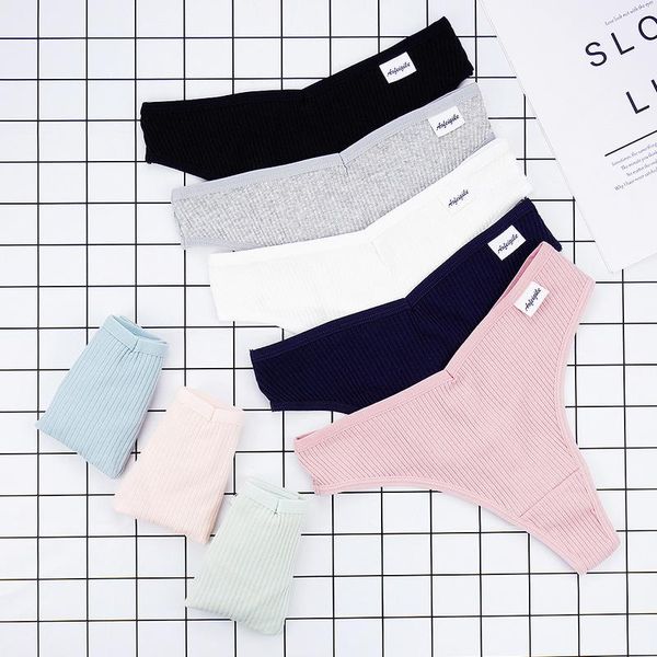 women's panties thongs female low cut underwear lingerie cotton strings tanga sexi v-rise solid color soft panty, Black;pink
women's panties thongs female low cut underwear lingerie cotton strings tanga sexi v-rise solid color soft panty, Black;pink