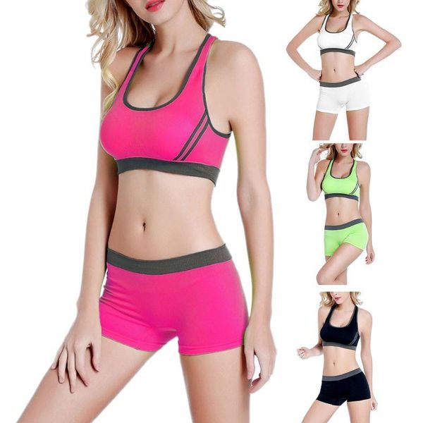 gym clothing 1set women cross back sports bra thong breathable yoga suit fitness running sportswear underwear without steel rim u1jc, White;black
gym clothing 1set women cross back sports bra thong breathable yoga suit fitness running sportswear underwear without steel rim u1jc, White;black
