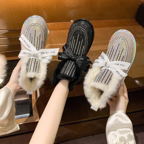 boots snow 2021 winter korean style fashion comfortable casual plus velvet warm flat shoes bow knot women's, Black
boots snow 2021 winter korean style fashion comfortable casual plus velvet warm flat shoes bow knot women's, Black