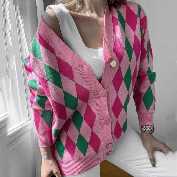 women's knits & tees women cardigan sweater autumn winter preppy style sweaters coat plaid single-breasted oversized loose knitted jack, White
women's knits & tees women cardigan sweater autumn winter preppy style sweaters coat plaid single-breasted oversized loose knitted jack, White
