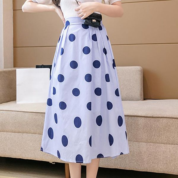 skirts fashion big polka dot midi long womens 2021 summer casual elegant woman a-line elastic high waist mid-length skirt female, Black
skirts fashion big polka dot midi long womens 2021 summer casual elegant woman a-line elastic high waist mid-length skirt female, Black