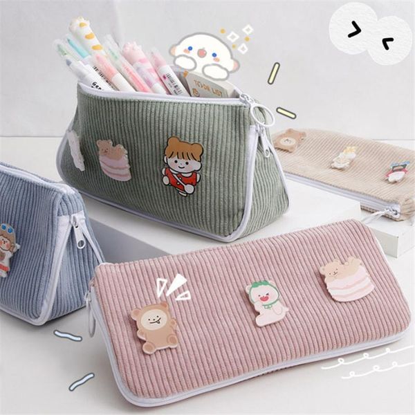 pencil case school supplies stationery estuches escolares kawaii bag trousse piornik pencilcases corduroy cute large capacity bags
pencil case school supplies stationery estuches escolares kawaii bag trousse piornik pencilcases corduroy cute large capacity bags