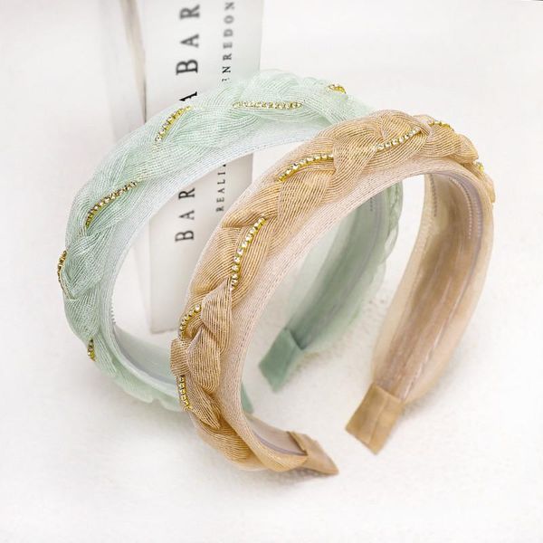headband hairband for women girl organza lace rhinestone twist braid fresh sweet korean fashion hair accessories wholesale1
headband hairband for women girl organza lace rhinestone twist braid fresh sweet korean fashion hair accessories wholesale1