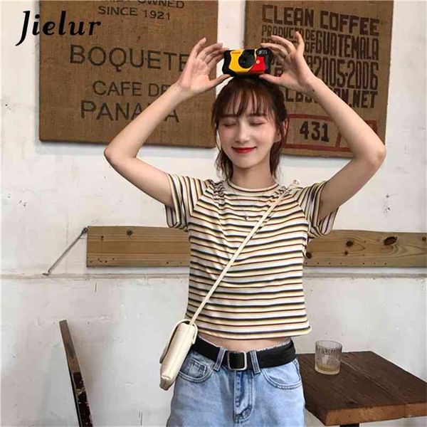 stripe t shirt women short sleeve chic o-neck summer t-shirt korean basic tee hipster slim harajuku 210426, White
stripe t shirt women short sleeve chic o-neck summer t-shirt korean basic tee hipster slim harajuku 210426, White