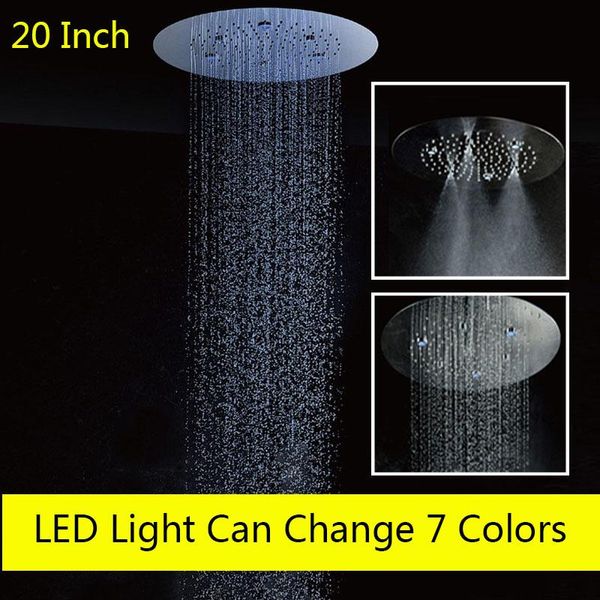 bathroom shower heads 20 inch head big led light 7 colors concealed embedded showerhead rainfall spa column saving water bath faucet
bathroom shower heads 20 inch head big led light 7 colors concealed embedded showerhead rainfall spa column saving water bath faucet