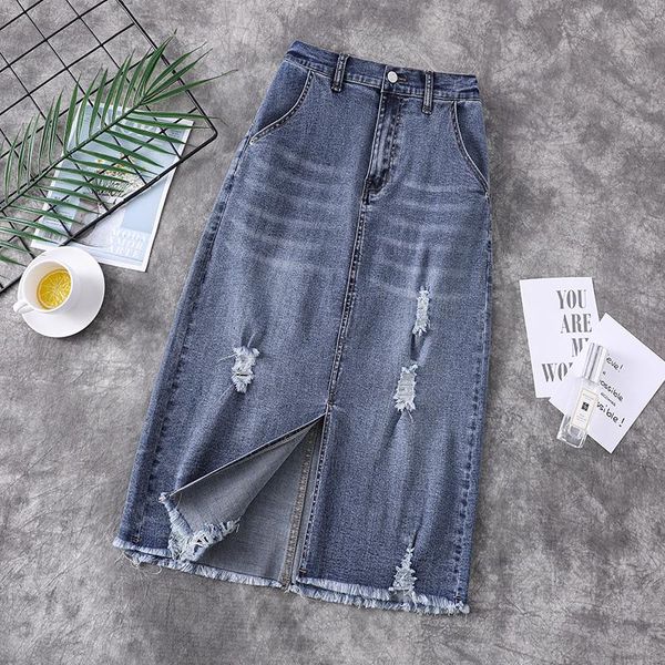 skirts long denim rippedlong ripped plus size oversized 5xl large korean fashion high-waisted summer women's clothing 2021, Black
skirts long denim rippedlong ripped plus size oversized 5xl large korean fashion high-waisted summer women's clothing 2021, Black