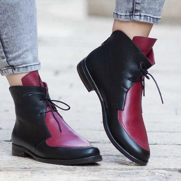 boots ankle women platform lace up buckle shoes thick heel short boot ladies casual footwear plus size drop, Black
boots ankle women platform lace up buckle shoes thick heel short boot ladies casual footwear plus size drop, Black