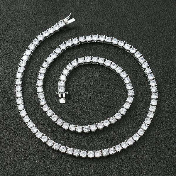41/45/50/55cm 925 sterling silver choker tennis necklace 3mm/4mm zirconia stones chain necklaces for women engagement wedding party jewelry, Golden;silver
41/45/50/55cm 925 sterling silver choker tennis necklace 3mm/4mm zirconia stones chain necklaces for women engagement wedding party jewelry, Golden;silver